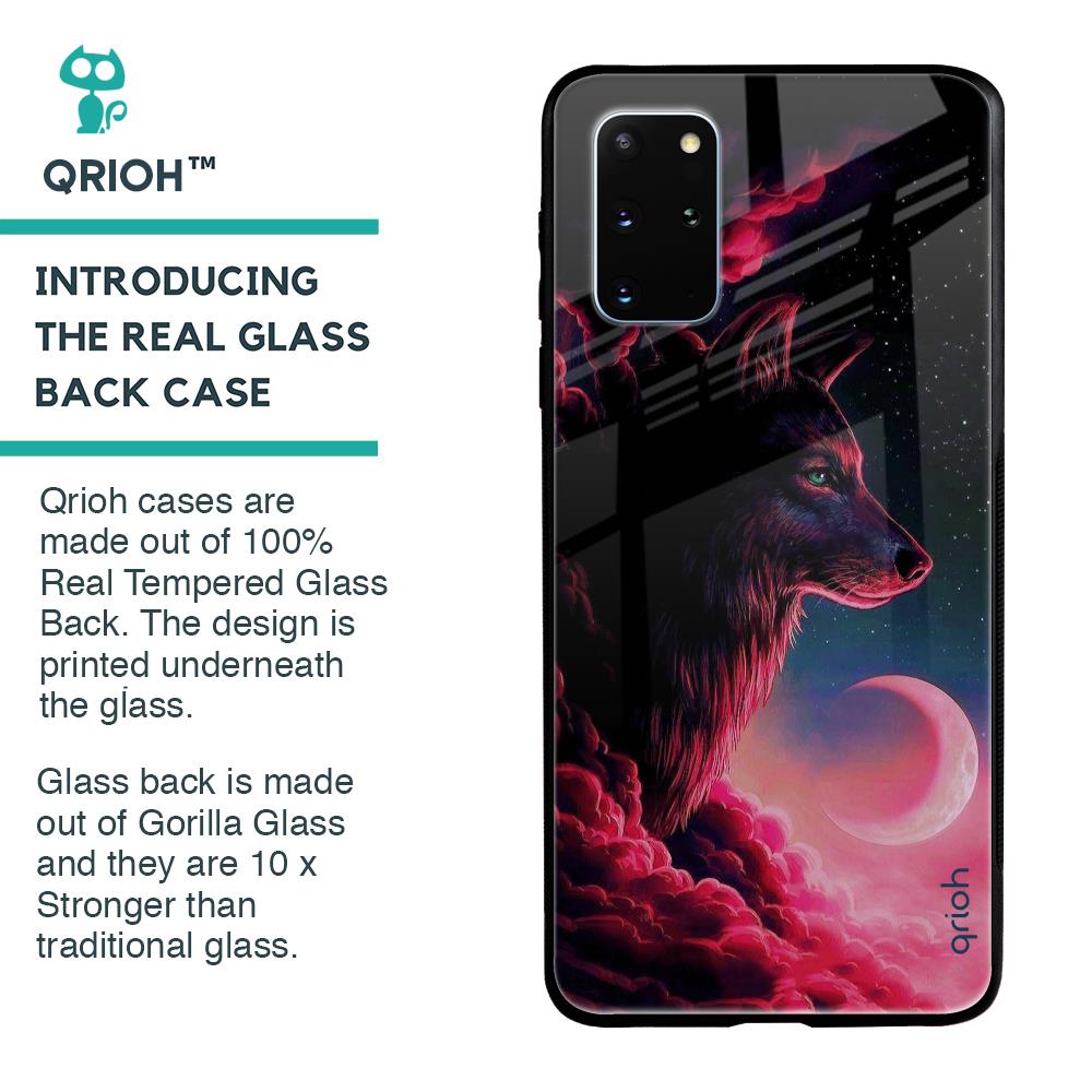 Moon Wolf Glass Case for Samsung Galaxy S20 Plus