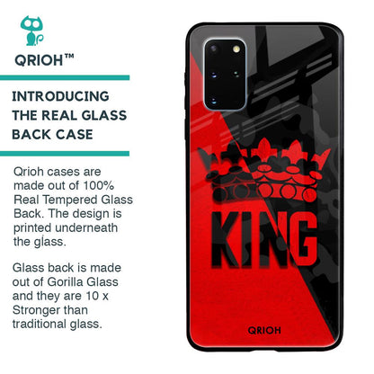I Am A King Glass Case for Samsung Galaxy S20 Plus