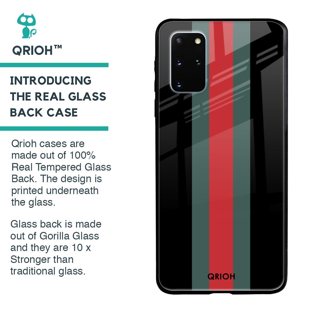 Vertical Stripes Glass Case for Samsung Galaxy S20 Plus