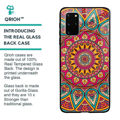 Elegant Mandala Glass Case for Samsung Galaxy S20 Plus
