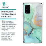 Green Marble Glass case for Samsung Galaxy S20 Plus