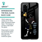 Luffy Line Art Glass Case for Samsung Galaxy S20 Plus