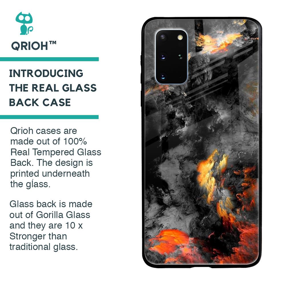 Lava Explode Glass Case for Samsung Galaxy S20 Plus