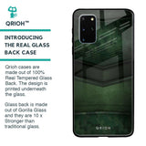 Green Leather Glass Case for Samsung Galaxy S20 Plus