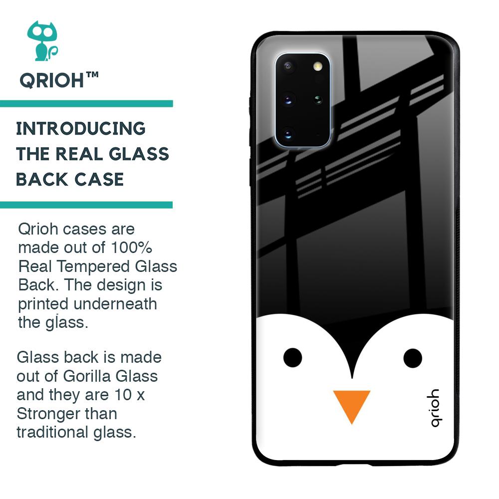 Cute Penguin Glass Case for Samsung Galaxy S20 Plus