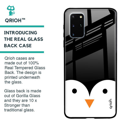 Cute Penguin Glass Case for Samsung Galaxy S20 Plus