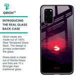 Morning Red Sky Glass Case For Samsung Galaxy S20 Plus