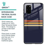 Tricolor Stripes Glass Case For Samsung Galaxy S20 Plus