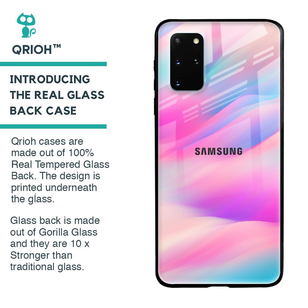 Colorful Waves Glass case for Samsung Galaxy S20 Plus