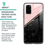 Marble Texture Pink Glass Case For Samsung Galaxy S20 Plus