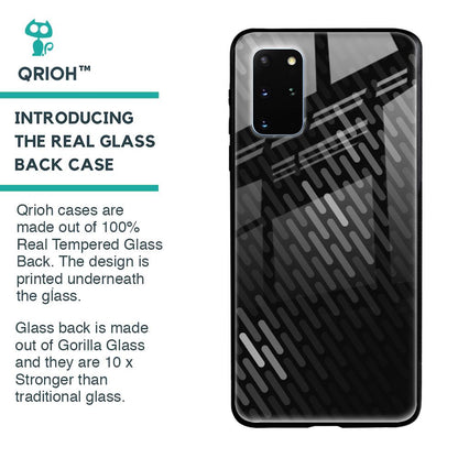 Dark Abstract Pattern Glass Case For Samsung Galaxy S20 Plus