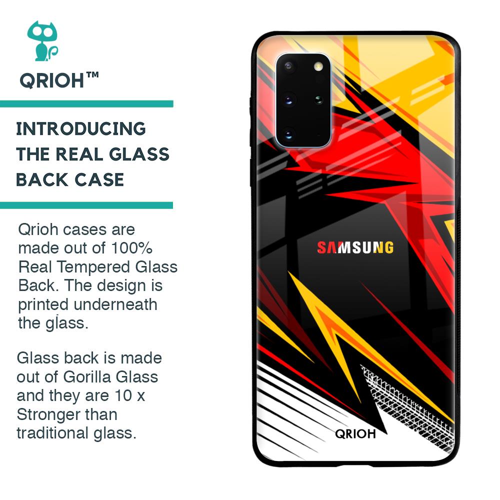 Race Jersey Pattern Glass Case For Samsung Galaxy S20 Plus