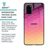 Geometric Pink Diamond Glass Case for Samsung Galaxy S20 Plus