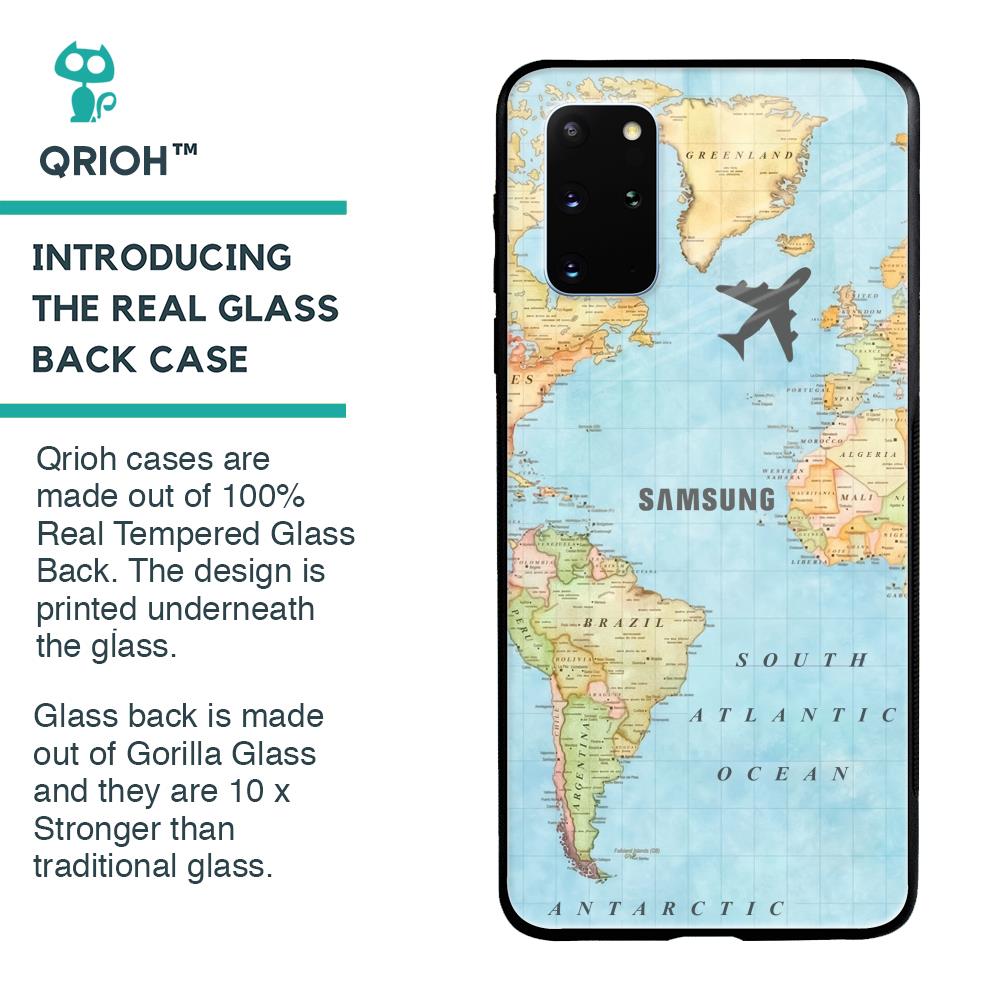 Fly Around The World Glass Case for Samsung Galaxy S20 Plus