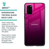 Purple Ombre Pattern Glass Case for Samsung Galaxy S20 Plus