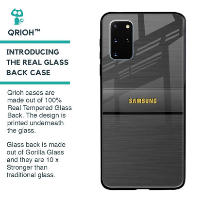 Grey Metallic Glass Case For Samsung Galaxy S20 Plus