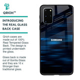 Blue Rough Abstract Glass Case for Samsung Galaxy S20 Plus