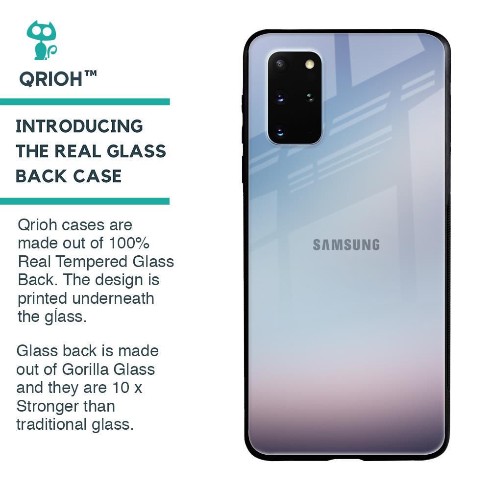 Light Sky Texture Glass Case for Samsung Galaxy S20 Plus
