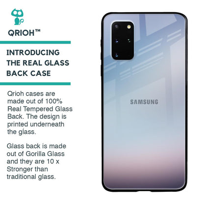 Light Sky Texture Glass Case for Samsung Galaxy S20 Plus
