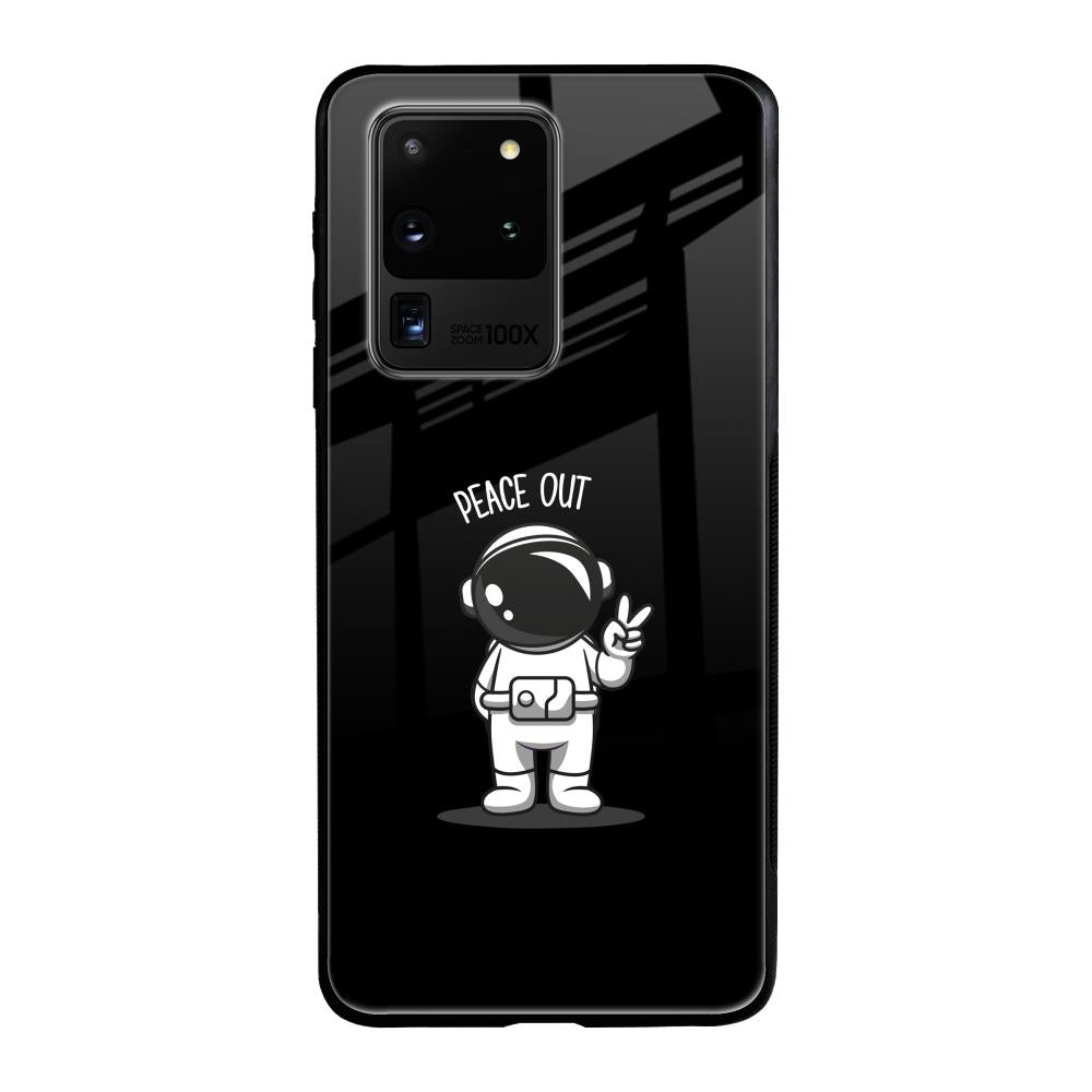Peace Out Astro Samsung Galaxy S20 Ultra Glass Back Cover Online
