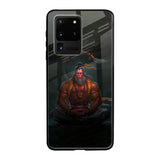 Lord Hanuman Animated Samsung Galaxy S20 Ultra Glass Back Cover Online