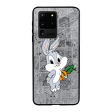 Cute Baby Bunny Samsung Galaxy S20 Ultra Glass Back Cover Online