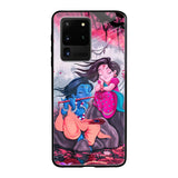 Radha Krishna Art Samsung Galaxy S20 Ultra Glass Back Cover Online