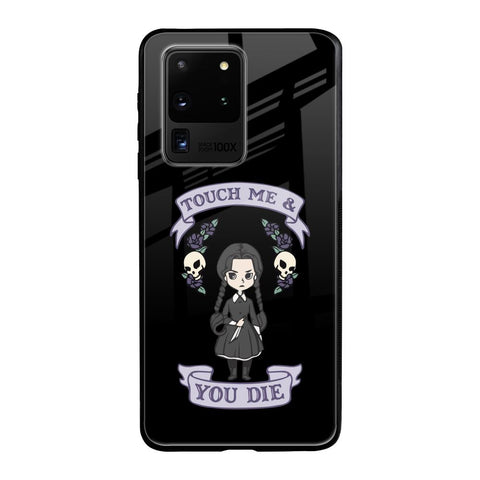 Touch Me & You Die Samsung Galaxy S20 Ultra Glass Back Cover Online