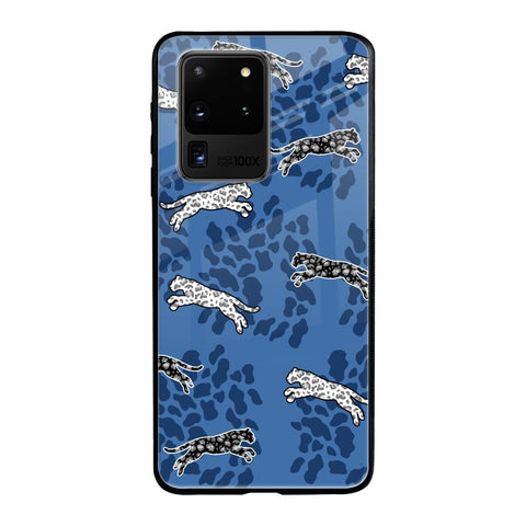 Blue Cheetah Samsung Galaxy S20 Ultra Glass Back Cover Online