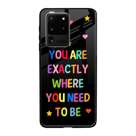 Magical Words Samsung Galaxy S20 Ultra Glass Back Cover Online
