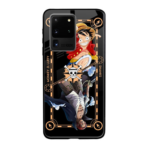 Shanks & Luffy Samsung Galaxy S20 Ultra Glass Back Cover Online