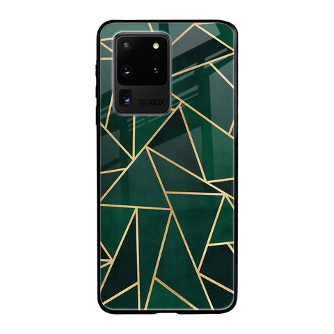 Abstract Green Samsung Galaxy S20 Ultra Glass Back Cover Online