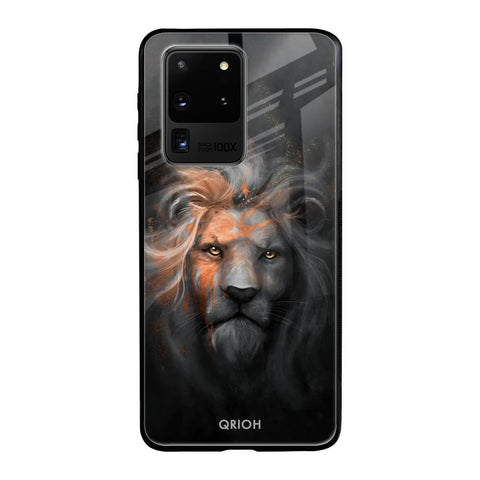 Devil Lion Samsung Galaxy S20 Ultra Glass Back Cover Online