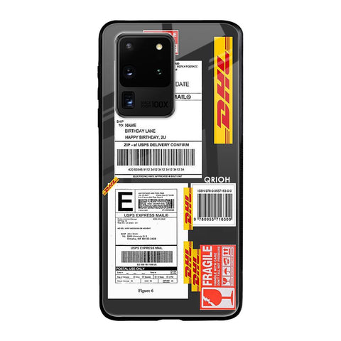 Cool Barcode Label Samsung Galaxy S20 Ultra Glass Back Cover Online