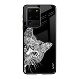 Kitten Mandala Samsung Galaxy S20 Ultra Glass Back Cover Online