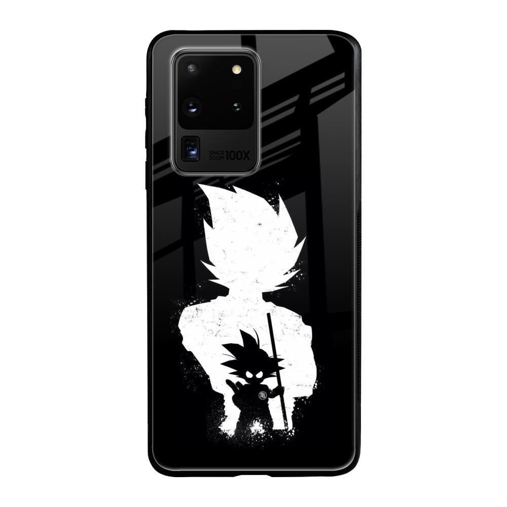 Monochrome Goku Samsung Galaxy S20 Ultra Glass Back Cover Online