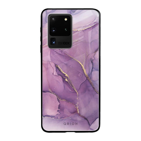 Purple Gold Marble Samsung Galaxy S20 Ultra Glass Back Cover Online