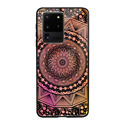 Floral Mandala Samsung Galaxy S20 Ultra Glass Back Cover Online