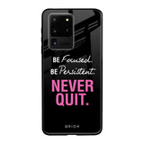 Be Focused Samsung Galaxy S20 Ultra Glass Back Cover Online
