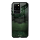 Green Leather Samsung Galaxy S20 Ultra Glass Back Cover Online