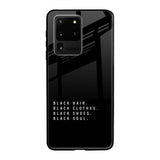 Black Soul Samsung Galaxy S20 Ultra Glass Back Cover Online