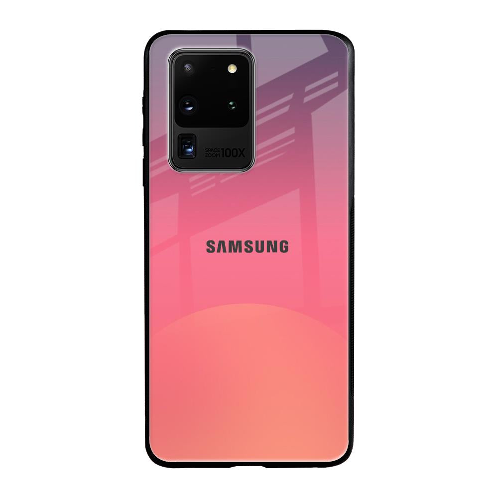 Sunset Orange Samsung Galaxy S20 Ultra Glass Cases & Covers Online