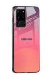 Sunset Orange Glass Case for Samsung Galaxy S20 Ultra