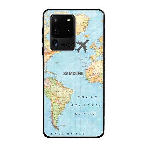 Fly Around The World Samsung Galaxy S20 Ultra Glass Back Cover Online