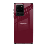 Classic Burgundy Samsung Galaxy S20 Ultra Glass Back Cover Online