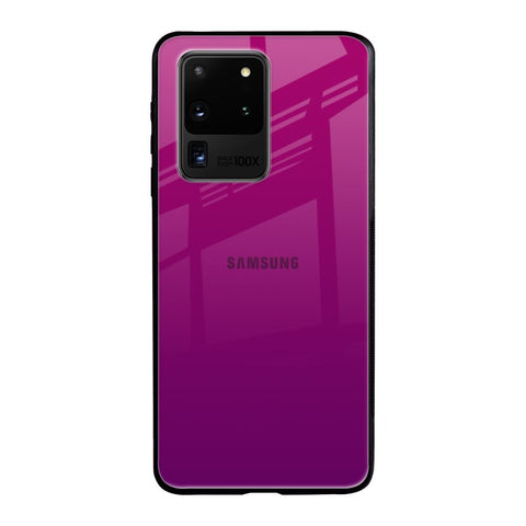 Magenta Gradient Samsung Galaxy S20 Ultra Glass Back Cover Online