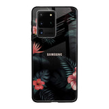 Tropical Art Flower Samsung Galaxy S20 Ultra Glass Back Cover Online