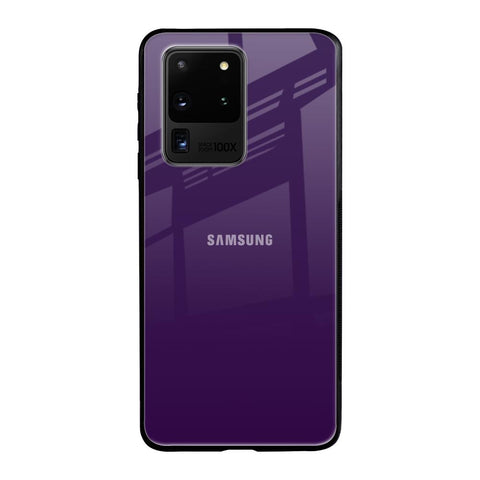 Dark Purple Samsung Galaxy S20 Ultra Glass Back Cover Online