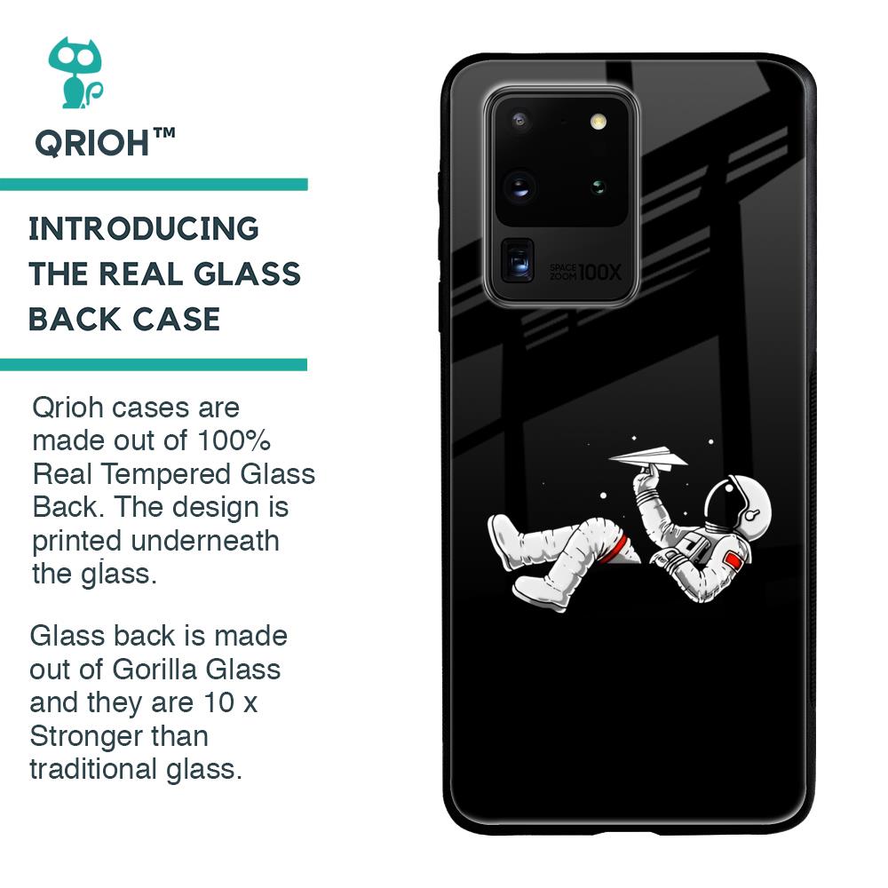 Space Traveller Glass Case for Samsung Galaxy S20 Ultra
