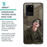 Blind Fold Glass Case for Samsung Galaxy S20 Ultra